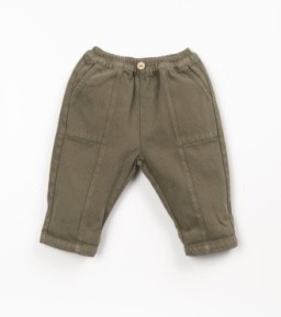 Olive Twill Trousers 3-6m