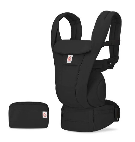 Omni Deluxe Cotton Onyx Black Baby Carrier