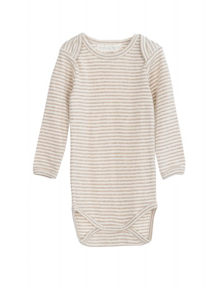 Onesie Oat Stripe 0-3m