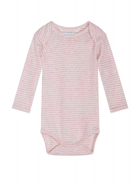 Onesie Orchid Stripe 0-3m
