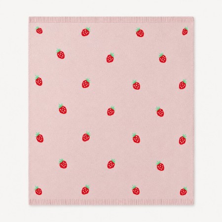 Organic Blanket Mini Strawberry