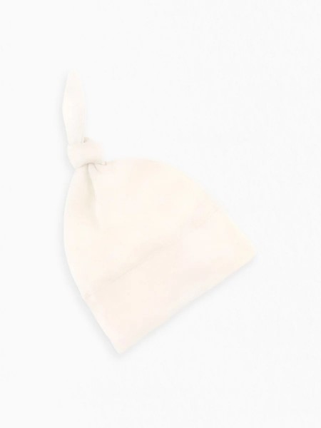 Organic Knot Hat Natural XS/S