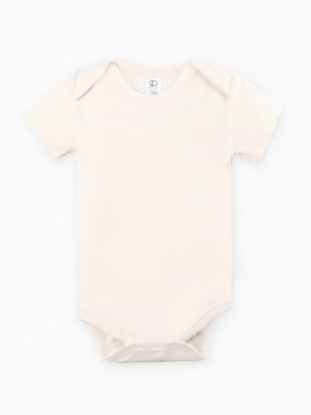 Organic SS Onesie Natural 0-3m
