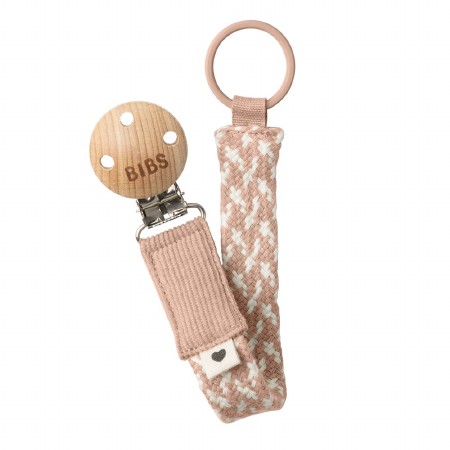 Pacifier Clip Blush / Ivory