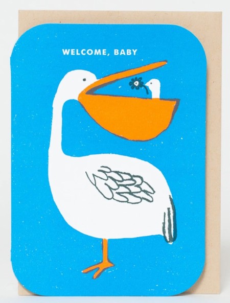 Pelican Welcome Baby Card