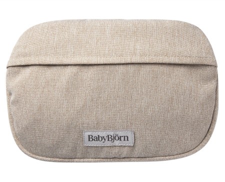 Pocket Pouch for Baby Carrier Woven Light Beige Melange