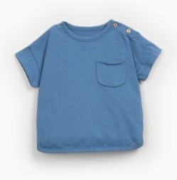 Pocket Tee Azure 2-3y