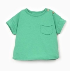 Pocket Tee Jadeite 9-12m
