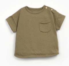 Pocket Tee Olive 3-6m