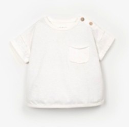 Pocket Tee White 18-24m