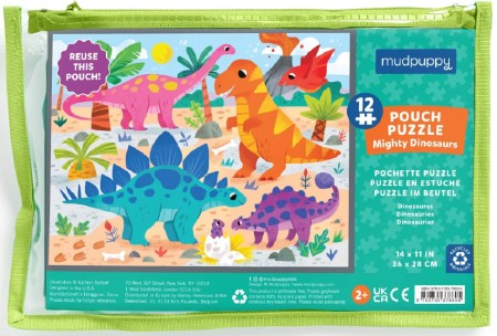 Pouch Puzzle Mighty Dinosaurs