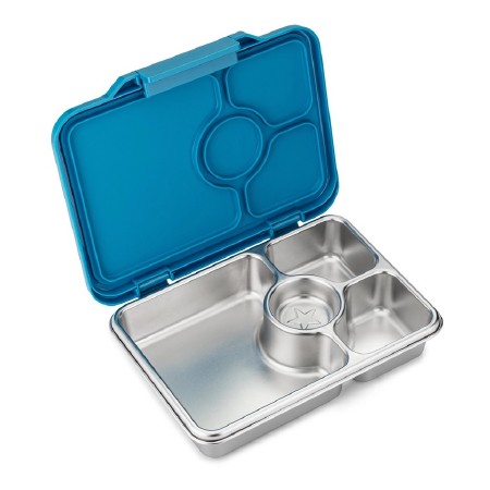 Pret Normandy Blue Stainless Steel Bento Lunch Box
