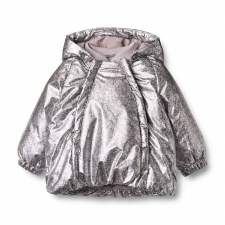 Puffer Jacket Silver 6-9m