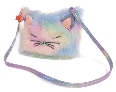Purse- Rainbow Furry Kitty