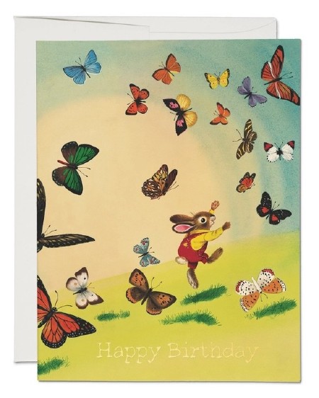 Richard Scarry Bunny &amp; Butterflies Card