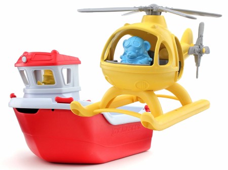 Rescue Boat &amp; Helicopter