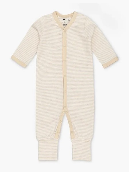 Romper Cream French Str nb