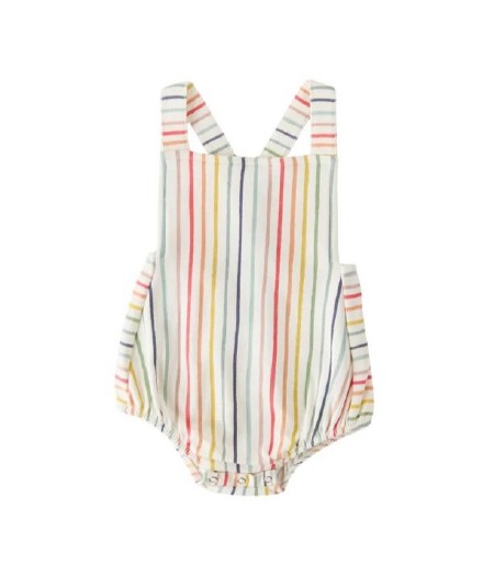 Romper Stripes Rainbow 3-6m