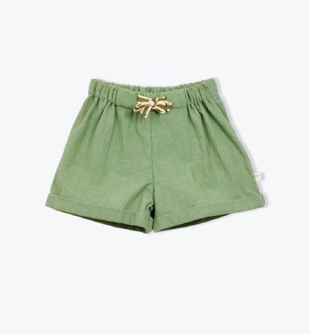 Rustic Cotton Short Kaki 3-6m