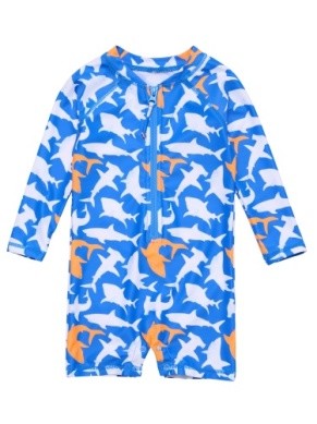 Shark Squad Sunsuit 3-6m