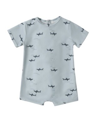 Shorty Swimsuit Sharks 6-12m