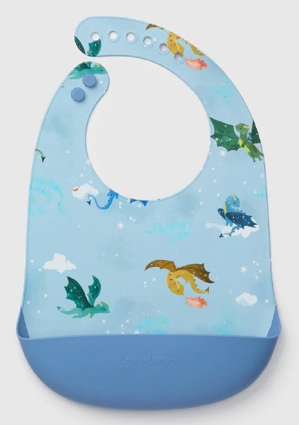Silicone Bib Magical Dragons