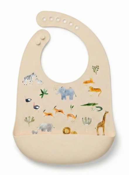 Silicone Bib Safari Jungle