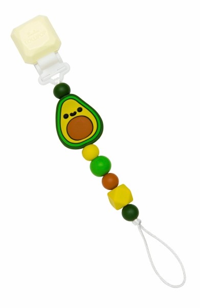 Silicone Pacifier Clip Darling Avocado