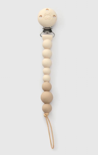 Silicone Pacifier Clip OneC Coconut Milk