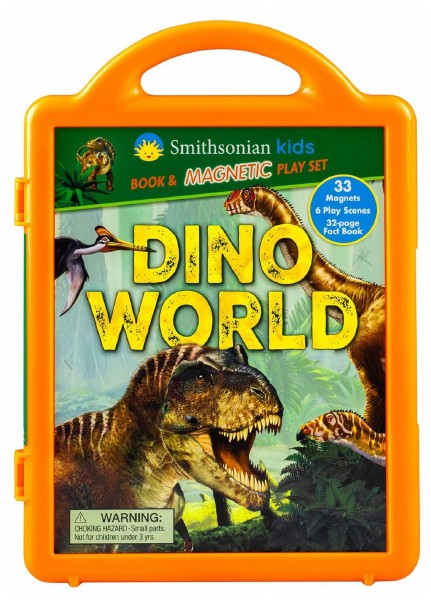 Smithsonian Kids : DinoWorld Book and Magnetic Play Set