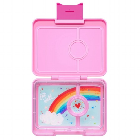 Snack Size Power Pink Rainbow Bento Lunch Box