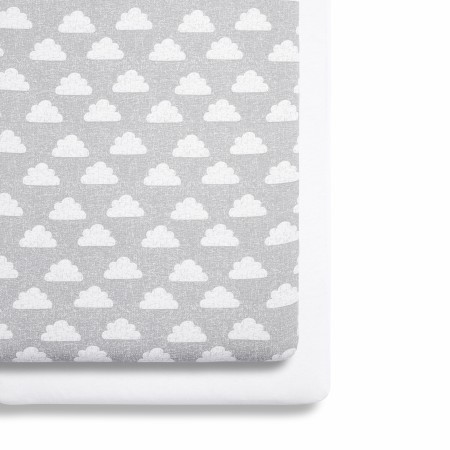 Snuz Twin Pack Sheets Cloud