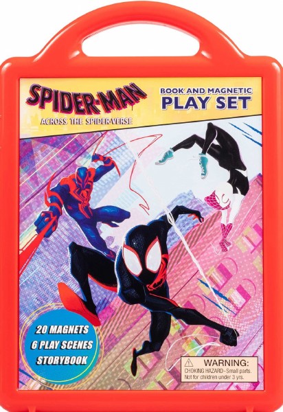 Spider-Man : Across the Spider-Verse Book and Magnetic Play Set