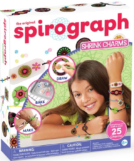Spirograph Shrink Charms