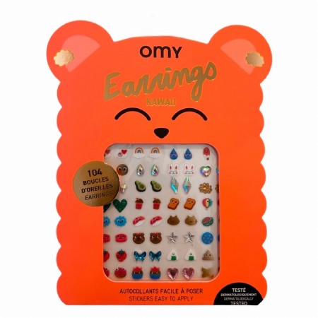 OMY Sticker Earrings Kawaii