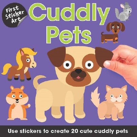 First Sticker Art Cuddly Pets