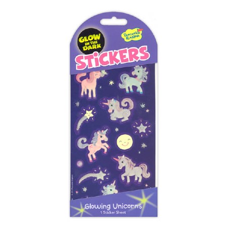 Stickers GITD Glowing Unicorns