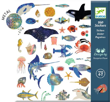 Stickers Metallic Ocean