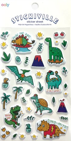 Stickers Puffy- Dino Mite!