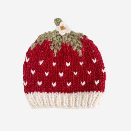 Strawberry Hat 3-6m