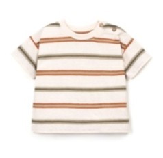 Striped Tee Earth 3-6m