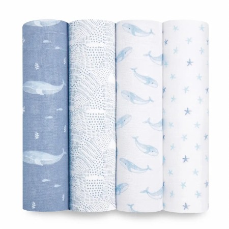 Swaddles Organic Oceanic 4pk