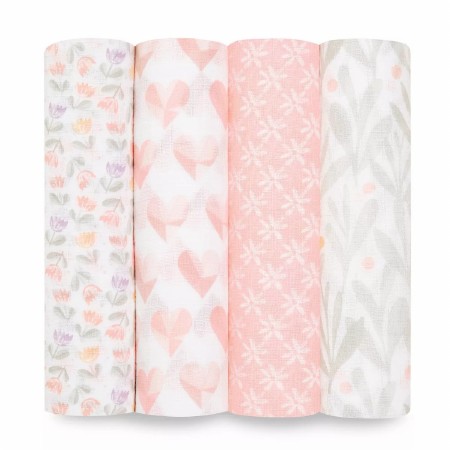 Swaddles Piece of My Heart 4pk