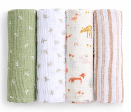 Swaddles Sage Woodland 4pk