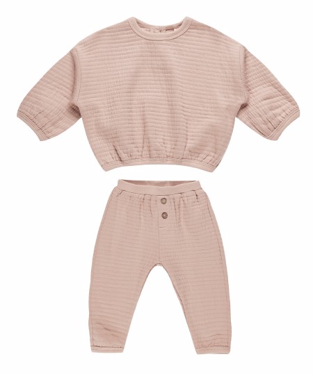 Sweat Set Blush 3-6m