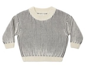 Sweater Midnight Stripe 3-6m