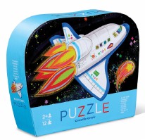 12pc Shaped Puzzle Blast Off