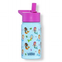 14oz Stainless Steel Water Bottle Mermaids