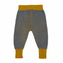 2 Tone Rib Pant Mustard 3-6m