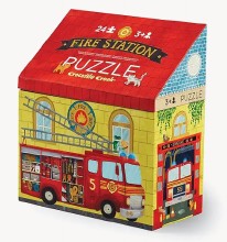 24pc Puzzle Fire Station